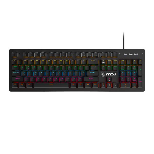 Bàn phím cơ gaming MSI FORGE GK300 màu đen