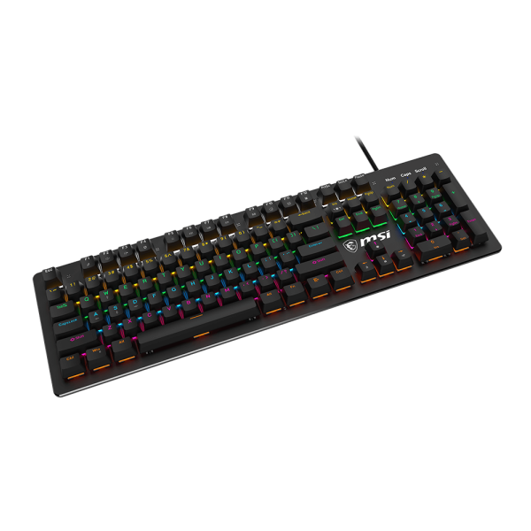 Bàn phím cơ gaming MSI FORGE GK300 màu đen
