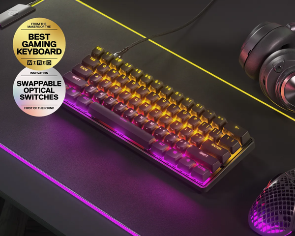 Bàn phím gaming có dây SteelSeries Apex 9 Mini kích thước 60%