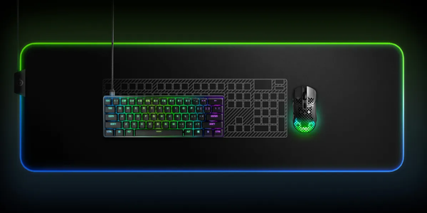 Bàn phím gaming có dây SteelSeries Apex 9 Mini kích thước 60%