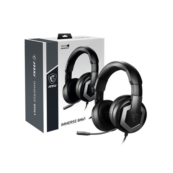 Tai nghe gaming có dây MSI Immerse GH61 (màu đen) - S37-0400030-SV1