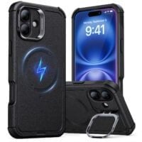 Ốp lưng điện thoại mỏng nhẹ ESR Cyber Armor Case kèm giá đỡ HaloLock cho iPhone 16 Series