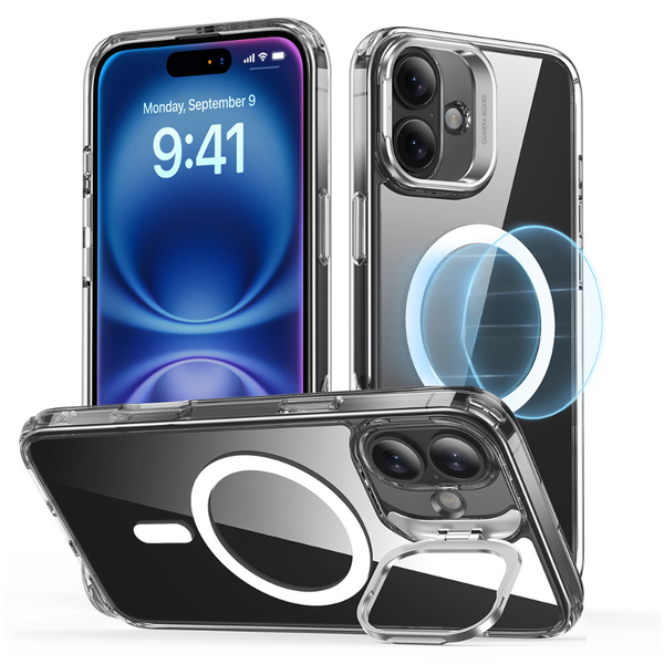 Ốp lưng cho iPhone 16 Series kèm chân đế ESR Classic Hybrid Case HaloLock