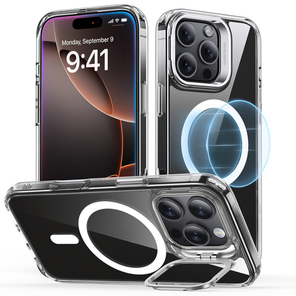 Ốp lưng cho iPhone 16 Series kèm chân đế ESR Classic Hybrid Case HaloLock