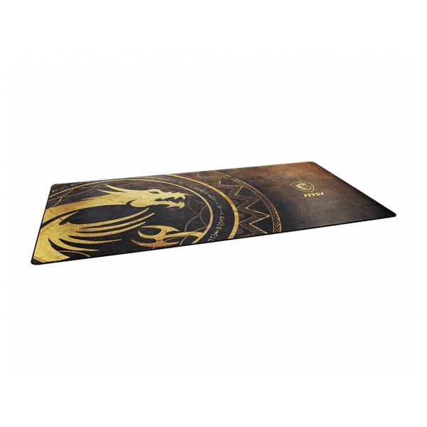 Miếng lót chuột MSI Agility GD80 Dragon Tiamat Bề mặt vải lụa, đế cao su tự nhiên - 1200mm(D)x600mm(R)x3mm(D) - 1.2kg