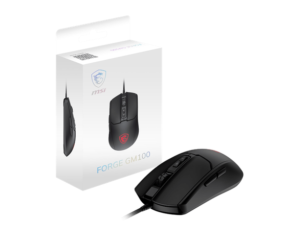 Chuột gaming có dây MSI FORGE GM100 màu đen