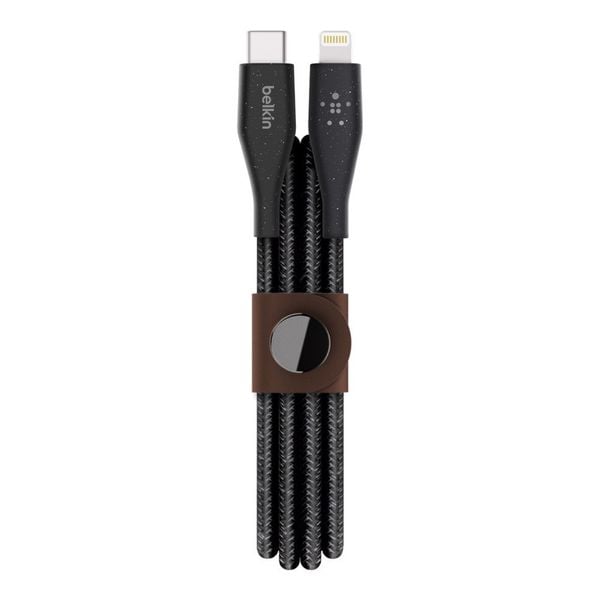 Cáp BoostCharge USB-C to Lightning 30W 1.2M siêu bền với DuraTek™ kèm dây da
