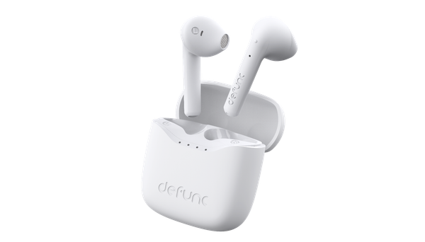 Tai nghe không dây TWS Bluetooth Defunc True Lite, thời gian nghe 20h (cả hộp sạc), chống ồn môi trường, sạc nhanh 1.5h