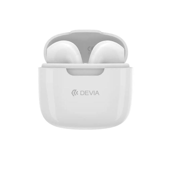 Tai nghe không dây Bluetooth TWS Devia Kintone K1 thời gian nghe 17H, chống ồn môi trường ENC, thiết kế đeo lâu thoải mái