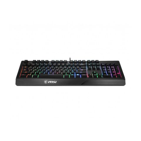 Bàn phím gaming MSI Vigor GK20 - Phím 12 triệu lần nhấn - Kết nối USB - 12 phím Anti Ghosting - Bảo hành 1 năm