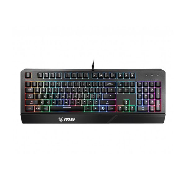 Bàn phím gaming MSI Vigor GK20 - Phím 12 triệu lần nhấn - Kết nối USB - 12 phím Anti Ghosting - Bảo hành 1 năm