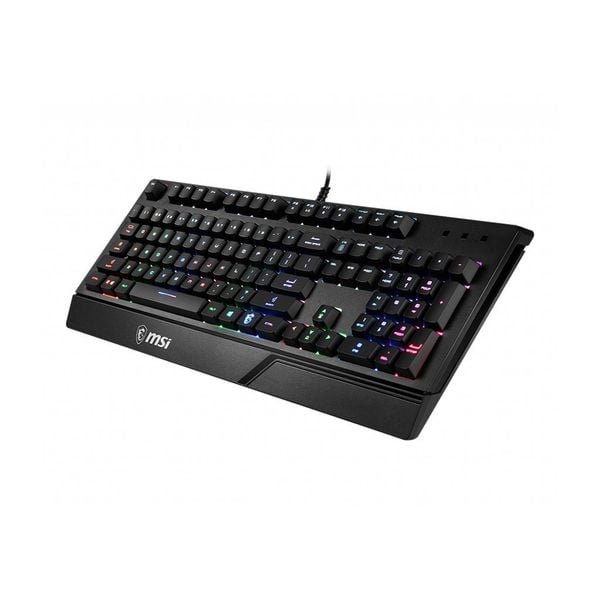 Bàn phím gaming MSI Vigor GK20 - Phím 12 triệu lần nhấn - Kết nối USB - 12 phím Anti Ghosting - Bảo hành 1 năm