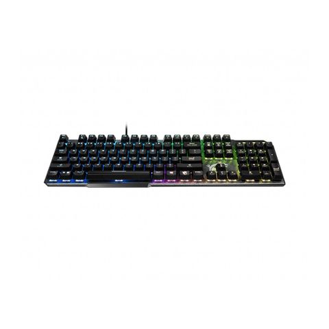 Bàn phím cơ gaming MSI Vigor GK50 Elite Kailh Blue Switch, Màu Đen - Anti Ghosting full bàn phím - RGB Mystic Light