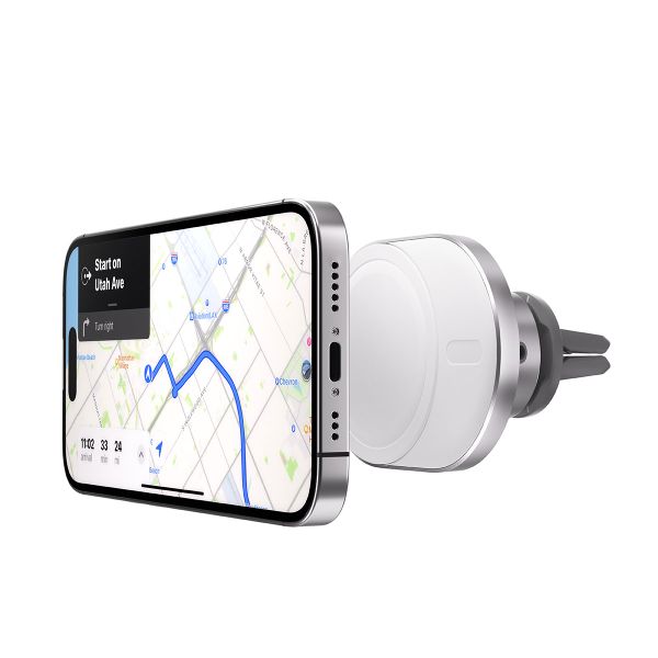 Giá đỡ iPhone BOOSTCHARGE PRO Belkin cho xe hơi, có sạc không dây Mag_safe 15W WIC008