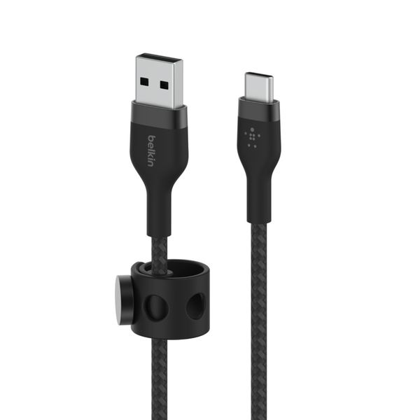 Cáp sạc USB Type C BOOST↑CHARGE™ PRO Flex Belkin vỏ silicon bọc dù 60W 1m (tương thích iPhone 15)