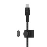  Cáp BoostCharge PRO Flex USB-C to USB-C vỏ silicon bọc dù kèm nút nam châm 