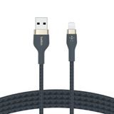  Cáp BoostCharge™ PRO Flex USB-C to Lightning vỏ silicon bọc dù kèm nút nam châm 