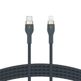  Cáp BoostCharge™ PRO Flex USB-C to Lightning vỏ silicon bọc dù kèm nút nam châm 