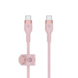  Cáp BoostCharge PRO Flex USB-C to USB-C vỏ silicon bọc dù kèm nút nam châm 