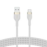  Cáp BoostCharge™ PRO Flex USB-A to USB-C vỏ silicon bọc dù kèm nút nam châm 