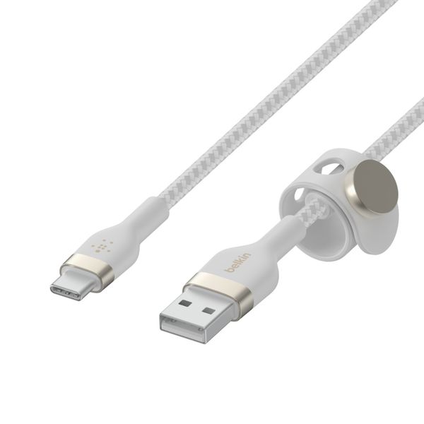 Cáp sạc USB Type C BOOST↑CHARGE™ PRO Flex Belkin vỏ silicon bọc dù 60W 1m (tương thích iPhone 15)