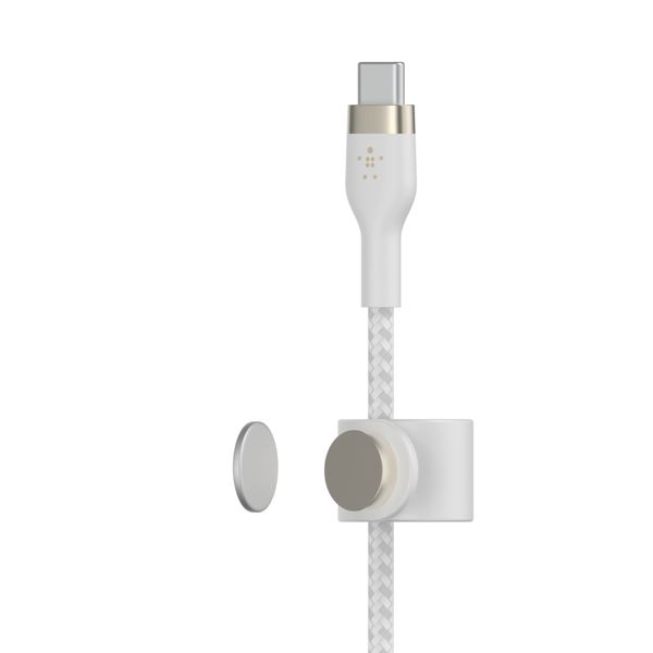 Cáp sạc USB Type C - Lightning BOOSTCHARGE PRO Flex Belkin vỏ silicone bọc dù 60W CAA011