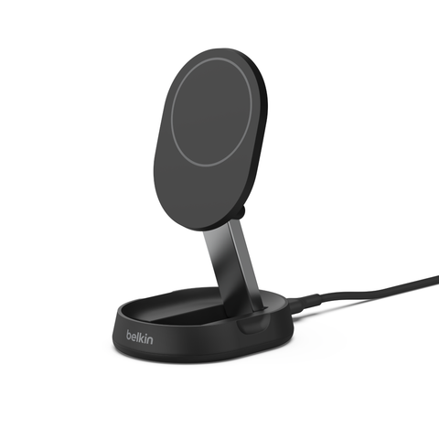 Đế sạc không dây Belkin Qi2 BoostCharge Universal 15W, điều chỉnh linh hoạt đứng nằm