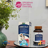 Viên uống AMINO CALCI, giúp xương và răng chắc khỏe, bổ sung Calci cho phụ nữ mang thai, người già bị loãng xương 30 viên