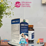 Viên uống AMINO CALCI, giúp xương và răng chắc khỏe, bổ sung Calci cho phụ nữ mang thai, người già bị loãng xương 30 viên