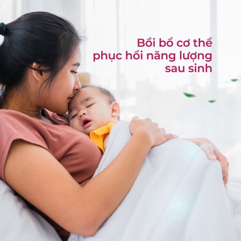 Nước uống bổ dưỡng sau sinh FDMOM, nước bổ sau sinh bồi bổ cơ thể, hoạt huyết, giảm huyết ứ sau sinh hộp 10 gói