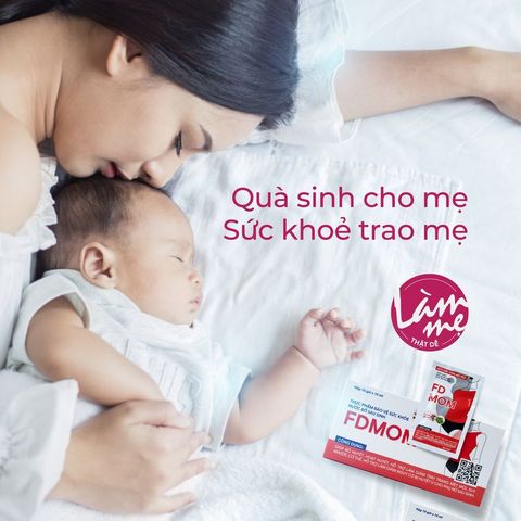 Nước uống bổ dưỡng sau sinh FDMOM, nước bổ sau sinh bồi bổ cơ thể, hoạt huyết, giảm huyết ứ sau sinh hộp 10 gói