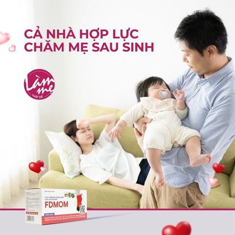 Nước uống bổ dưỡng sau sinh FDMOM, nước bổ sau sinh bồi bổ cơ thể, hoạt huyết, giảm huyết ứ sau sinh hộp 10 gói
