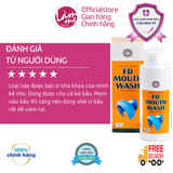 Nước Súc Miệng FD MOUTHWASH Ngăn Ngừa Viêm Nướu, Hôi Miệng, Chảy Máu Chân Răng, Sát Khuẩn, Sạch Mảng Bám 300ml