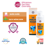 Nước Súc Miệng FD MOUTHWASH Ngăn Ngừa Viêm Nướu, Hôi Miệng, Chảy Máu Chân Răng, Sát Khuẩn, Sạch Mảng Bám 300ml