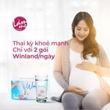 Trà An Thai Winland  sản phẩm dinh dưỡng hỗ trợ an thai, giảm táo bón thai kỳ hộp 14 gói.