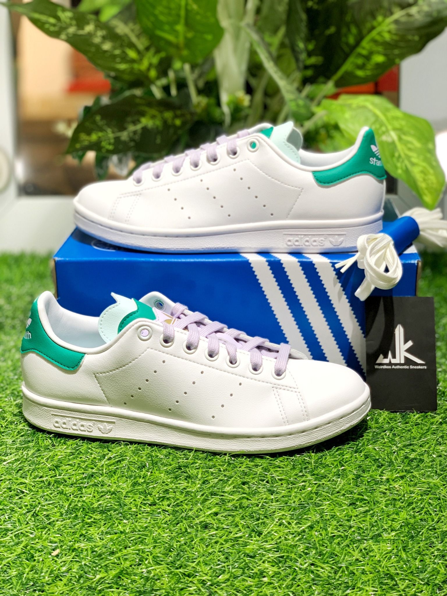  H03942 Stan Smith White Halo Mint 