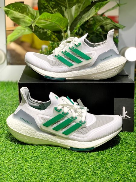  FZ2326 Ultraboost 21 White Sub Green 