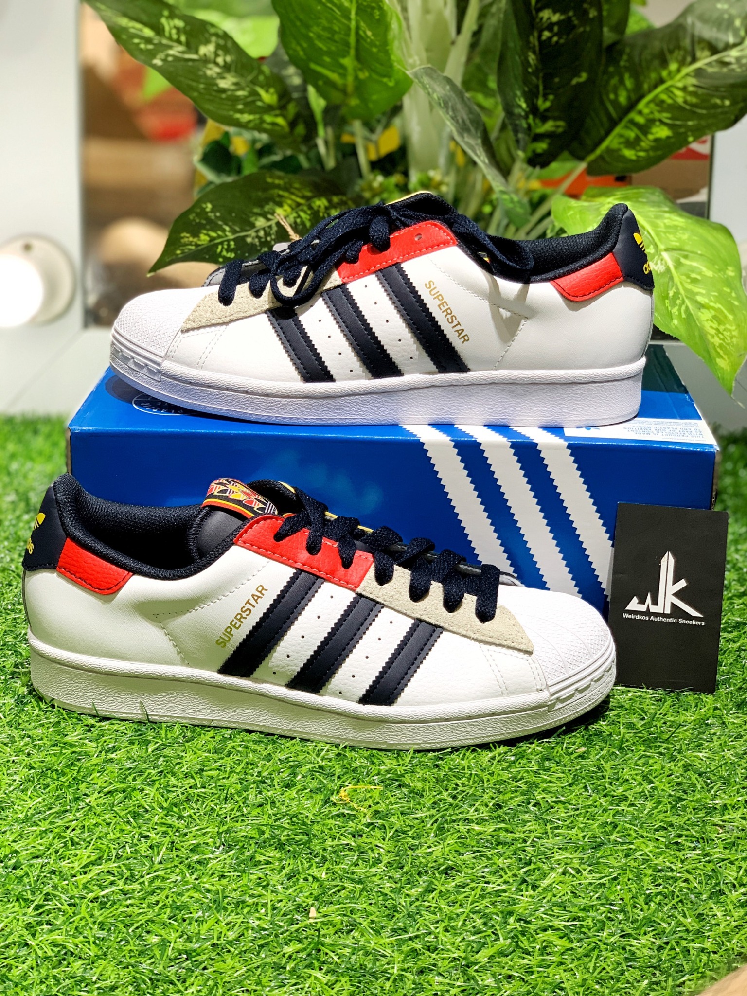 H05250 Superstar Legend Ink Red  Weirdkos Sneakers
