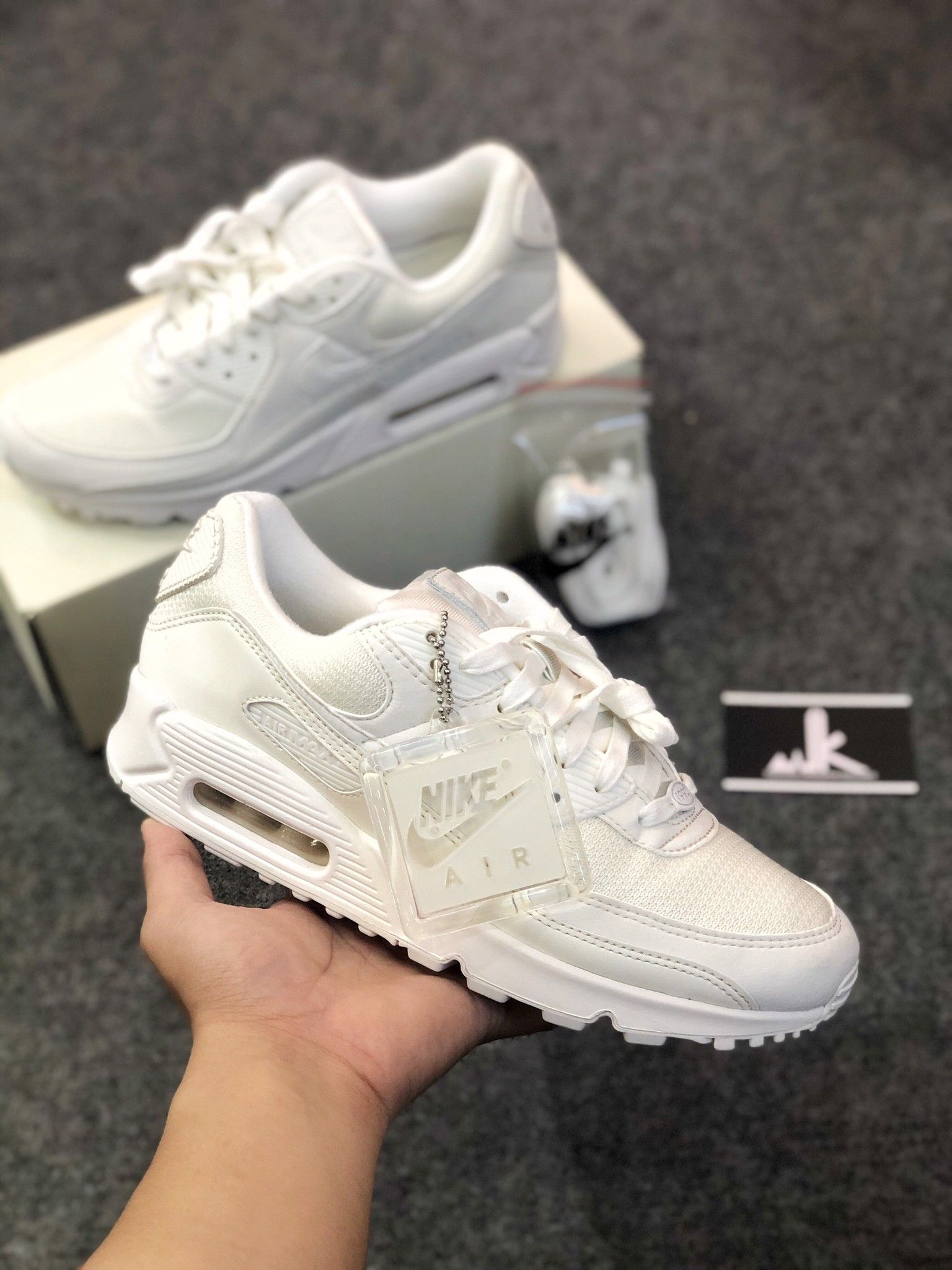  CT2007-100 Airmax 90 All White 