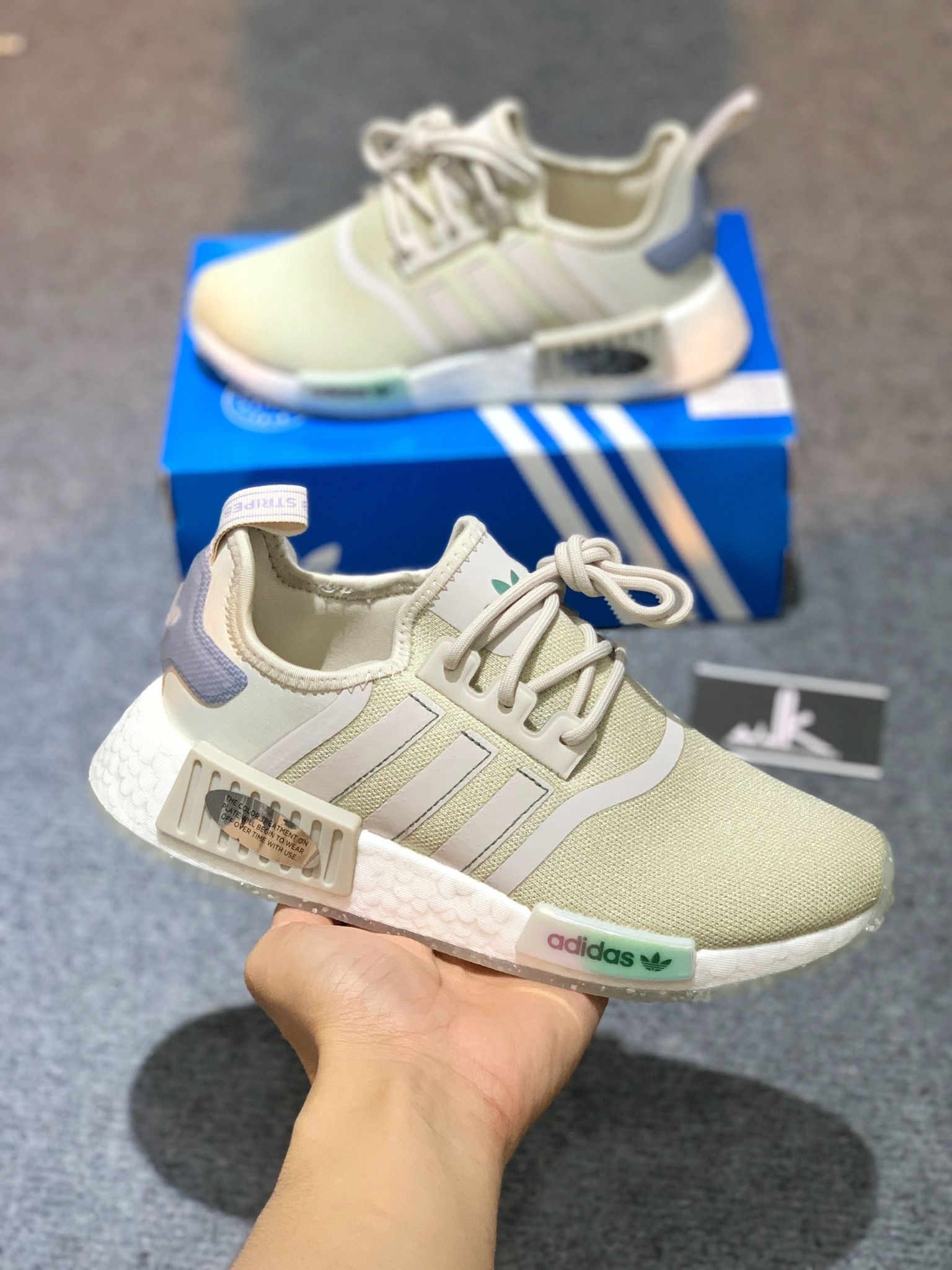 GW5680 NMD R1 Bliss Tech Emerald Weirdkos Sneakers