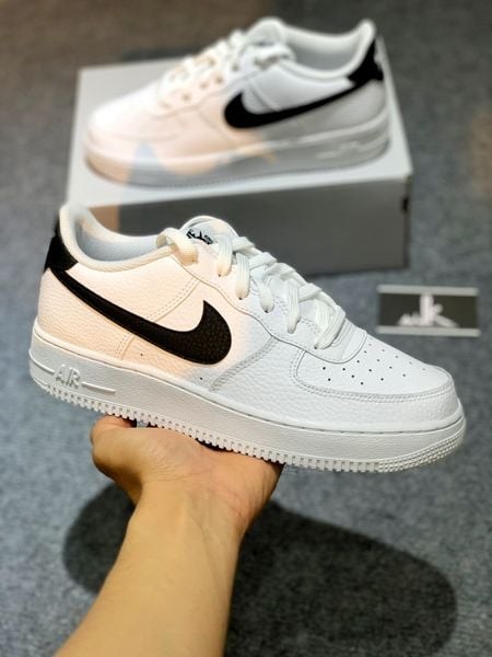  CT3839-100 Nike Air Force 1 GS White Black 