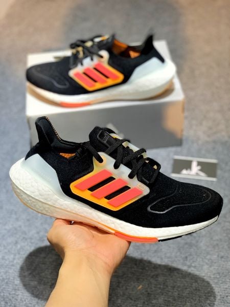  GX5464 Ultraboost 22 Black Turbo Orange 