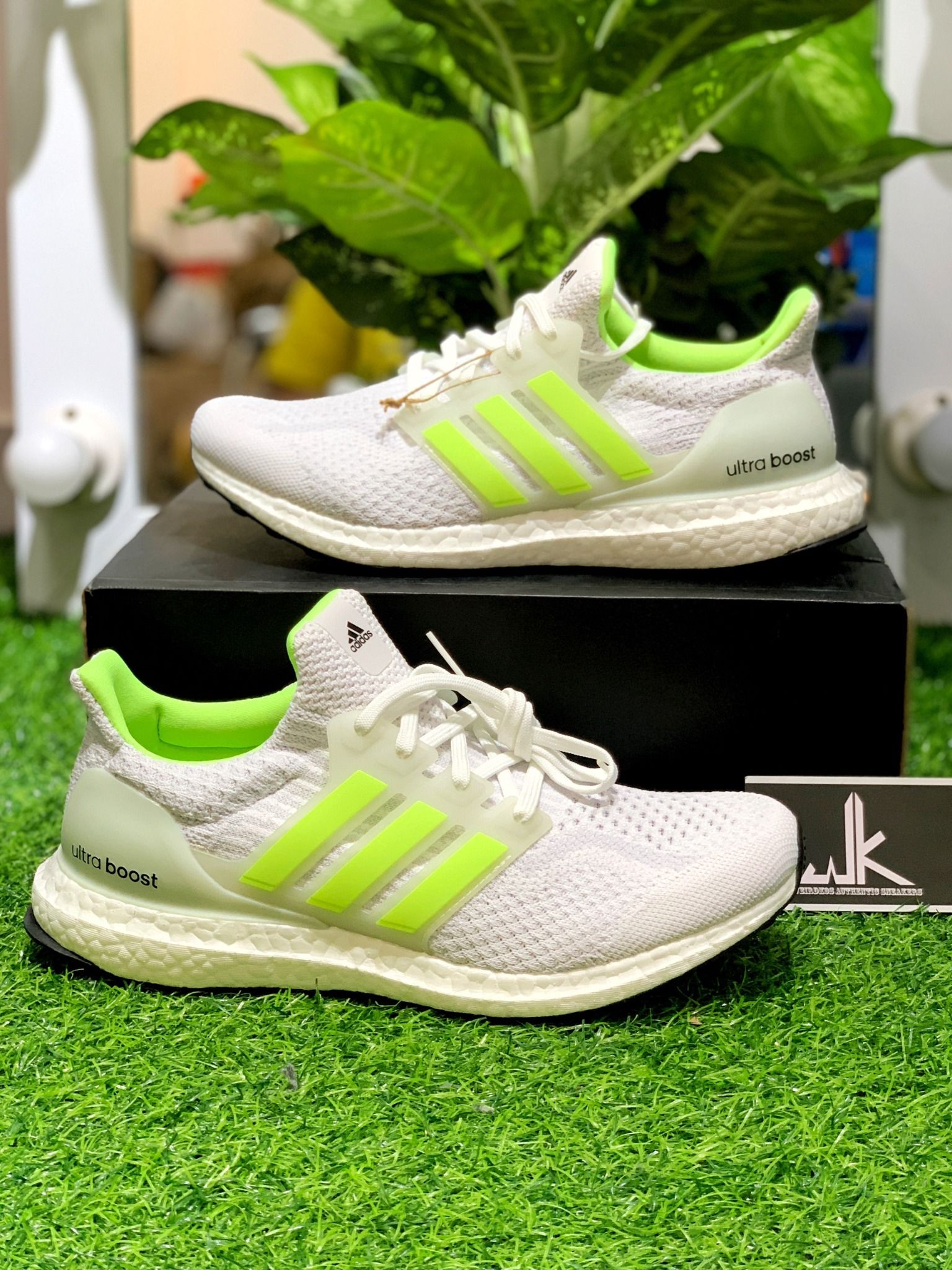G58753 Ultraboost 5.0 DNA Cloud White Signal Green â Weirdkos Sneakers
