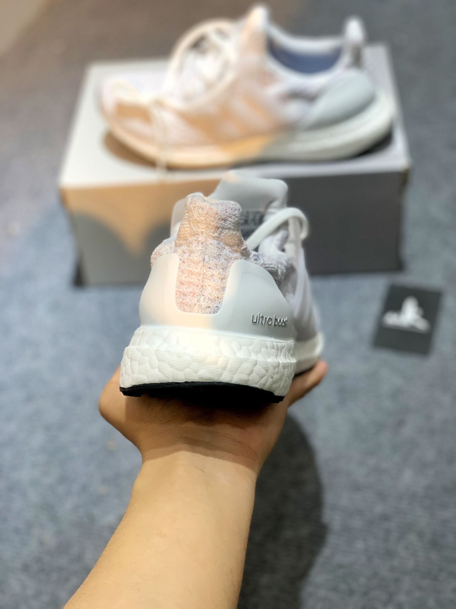  GX4106 Ultraboost 5.0 DNA White Dash Grey 