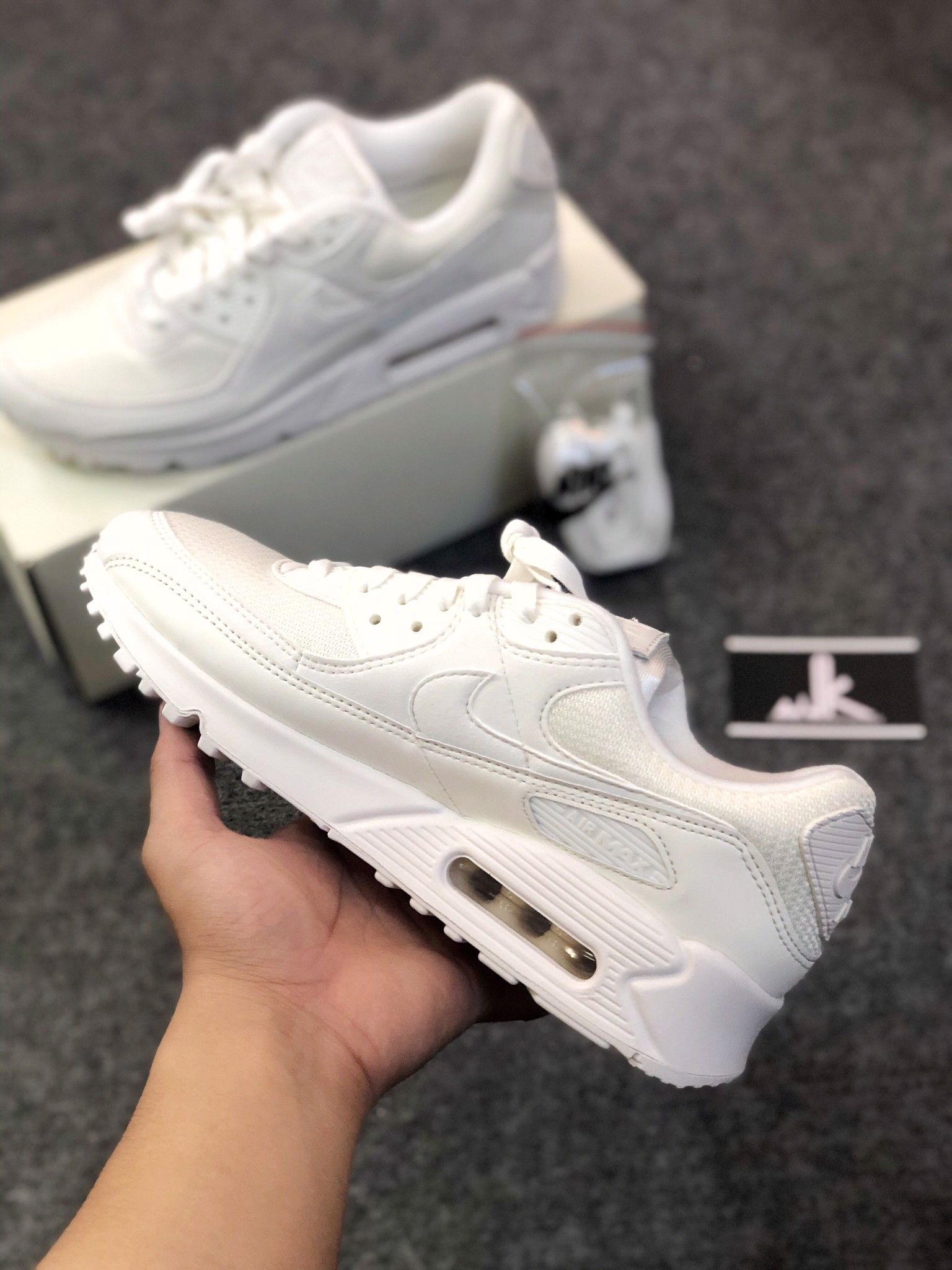  CT2007-100 Airmax 90 All White 