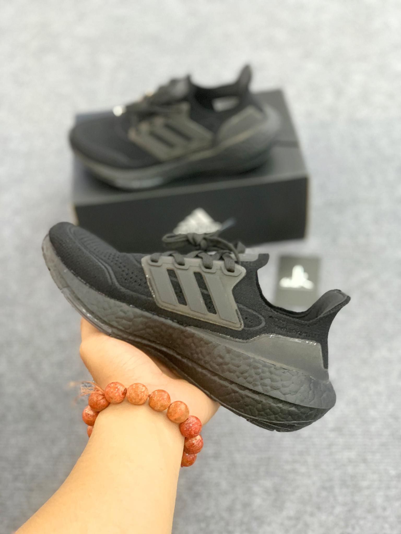 FY0306 Ultraboost 21 Triple Black Weirdkos Sneakers