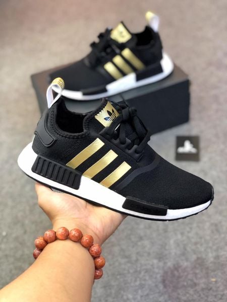  FX8833 NMD R1 Đen Sọc Vàng 