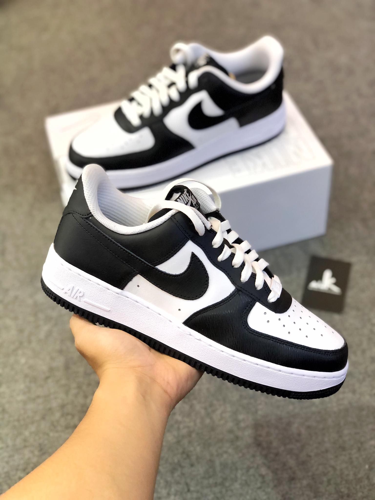 Nike Air Force 1 Black White – Weirdkos Sneakers