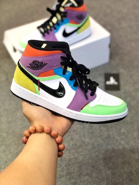  CW1140-100 Jordan 1 Mid Multi-Color 