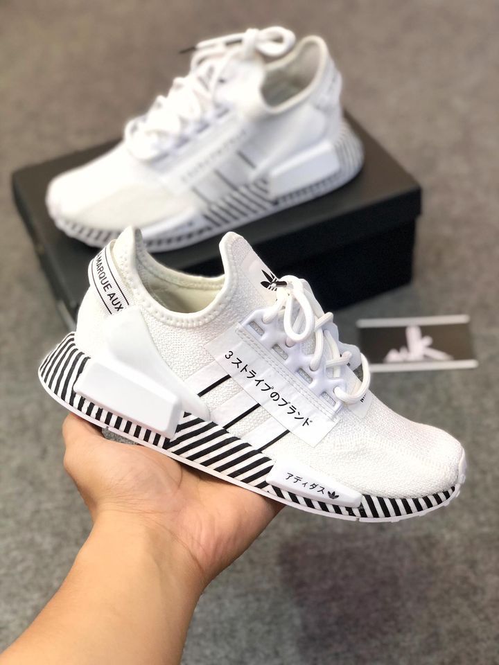  FY2108 - NMD R1 V2 Striped White 